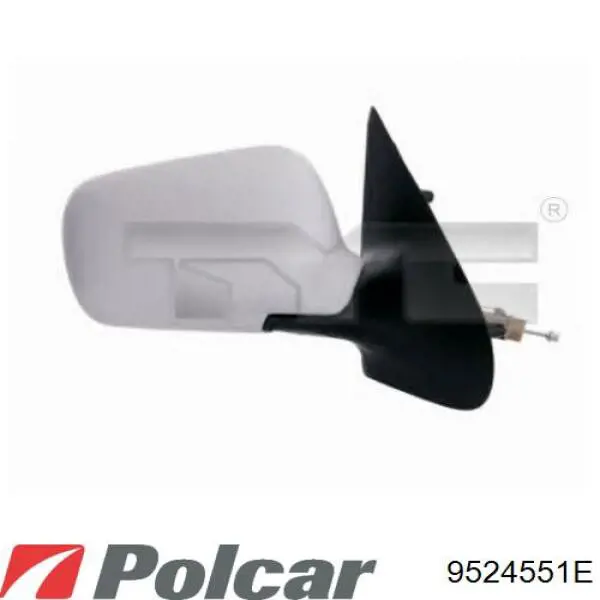 Праве бічне дзеркало Polcar 9524551E ціна, від 565.00 UAH