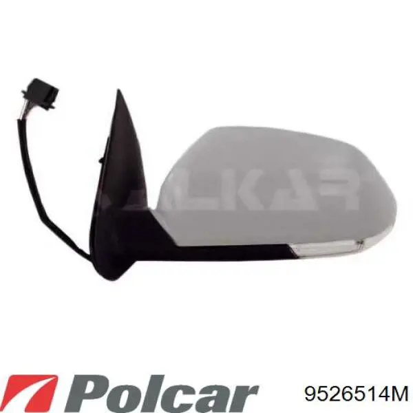 Ліве бічне дзеркало Polcar 9526514M ціна, від 39.90 USD