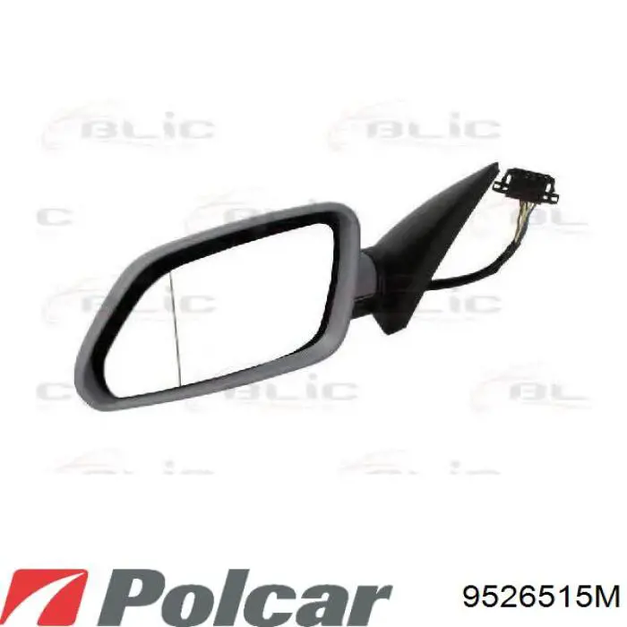 Ліве бічне дзеркало Polcar 9526515M ціна, від 40.47 USD