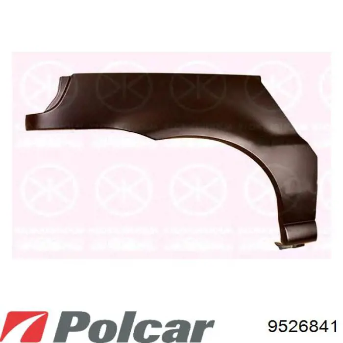 Крило заднє праве Polcar 9526841 ціна, від 309.89 USD