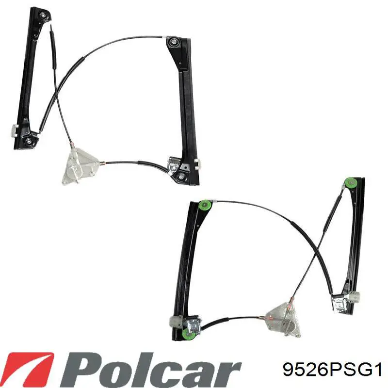 Склопідйомник передньої лівої двері 9526PSG1 Polcar
