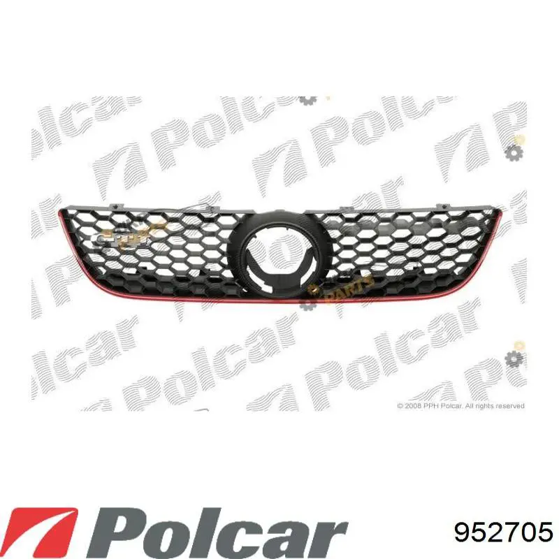 Решітка радіатора 952705 Polcar