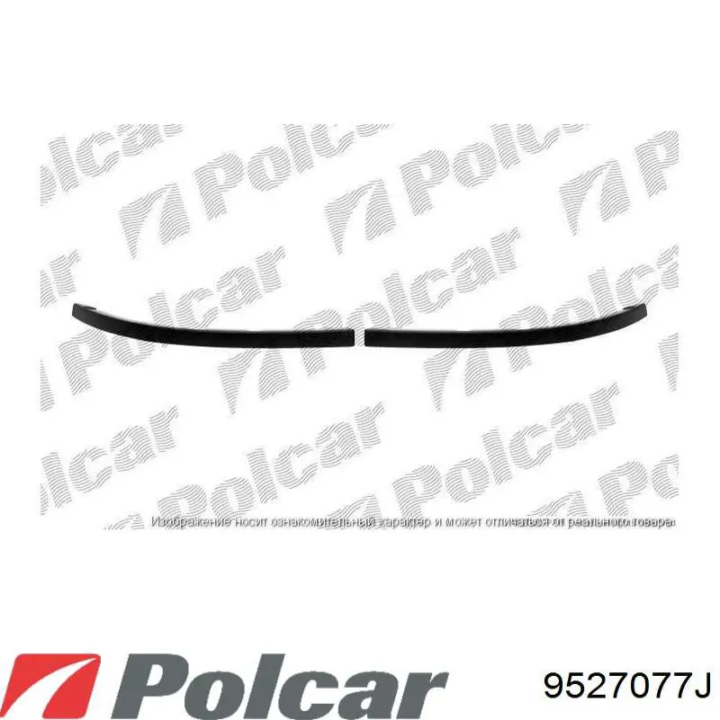 Купити 9527077J Polcar Молдинг переднього бампера, правий