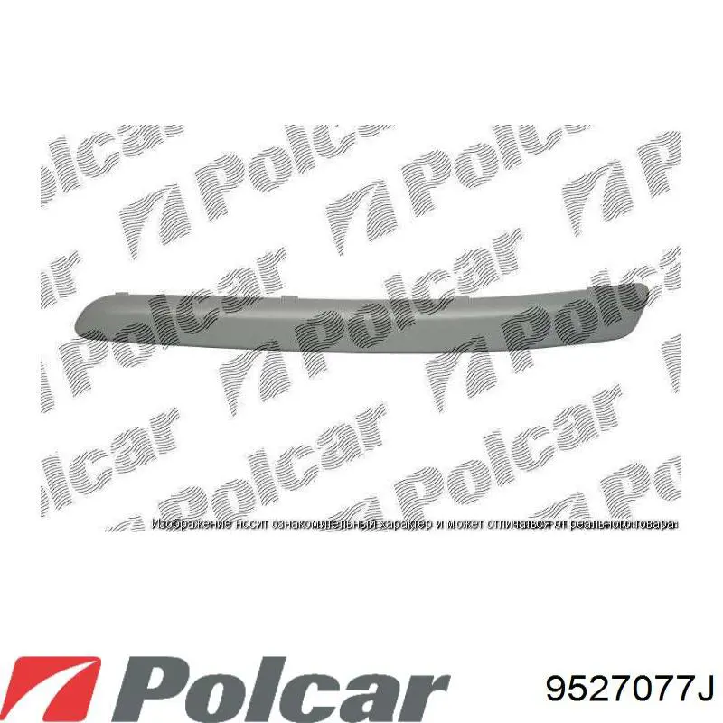 9527077J Polcar Молдинг переднього бампера, правий