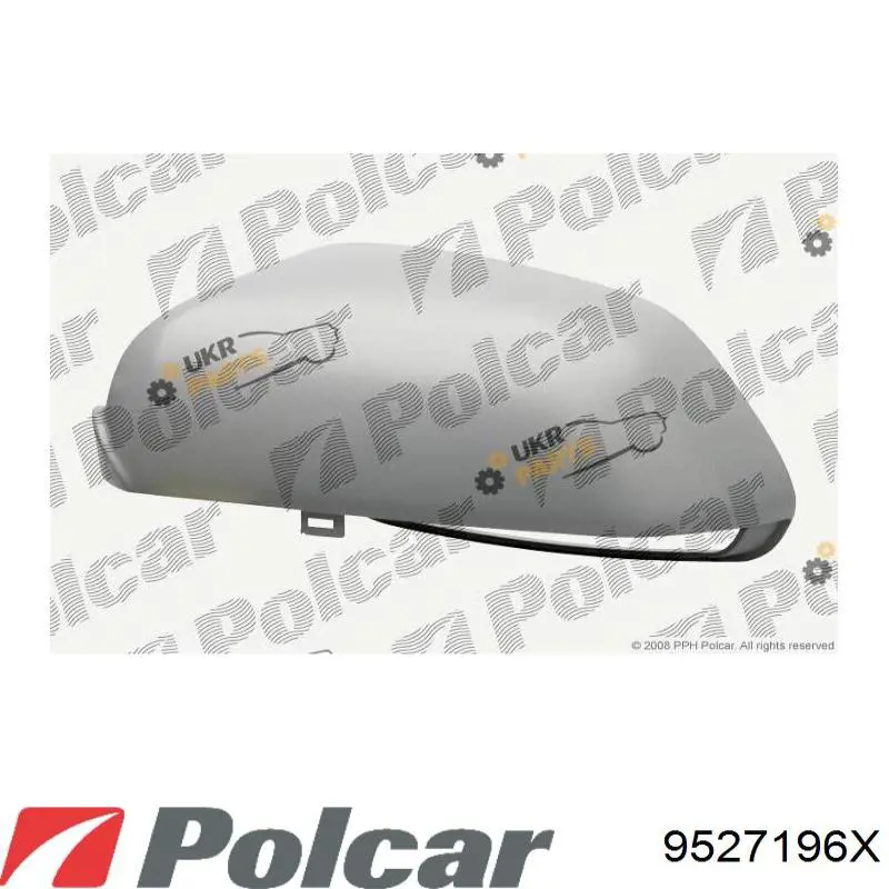 Покажчик повороту дзеркала, лівий 9527196X Polcar