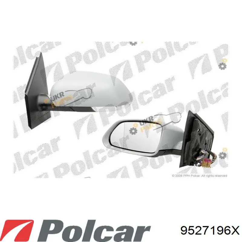 9527196X Polcar Покажчик повороту дзеркала, лівий