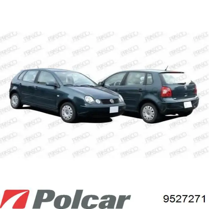 9527271 Polcar Заглушка протитуманок, ліва