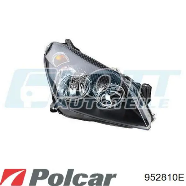 Лампа-фара, ліва = правая Polcar 952810E ціна, від 54.50 USD