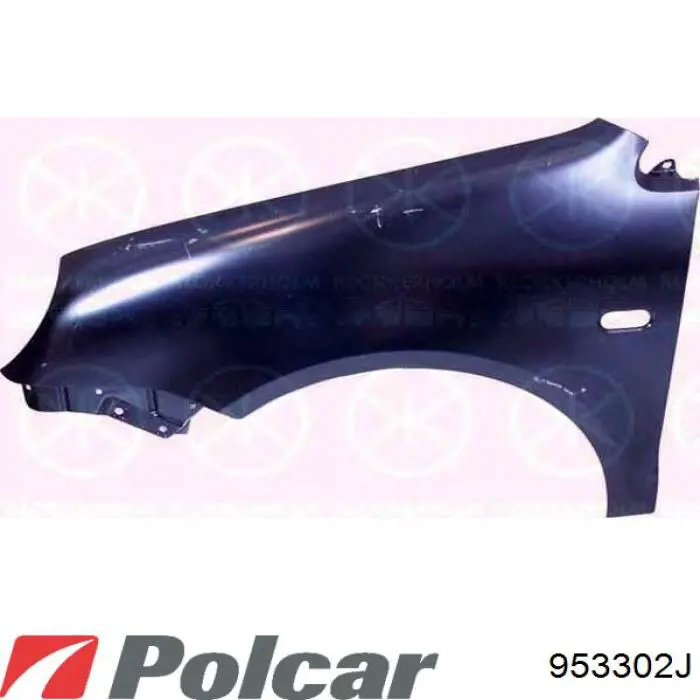 Крило переднє праве Polcar 953302J ціна, від 32.67 USD