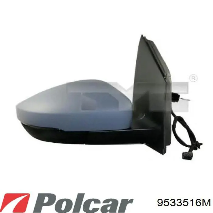 Ліве бічне дзеркало Polcar 9533516M ціна, від 77.42 USD