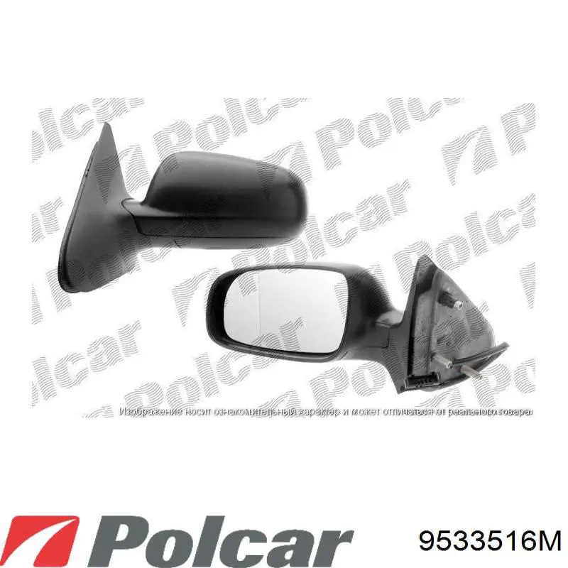 Ліве бокове дзеркало 3370188 TYC