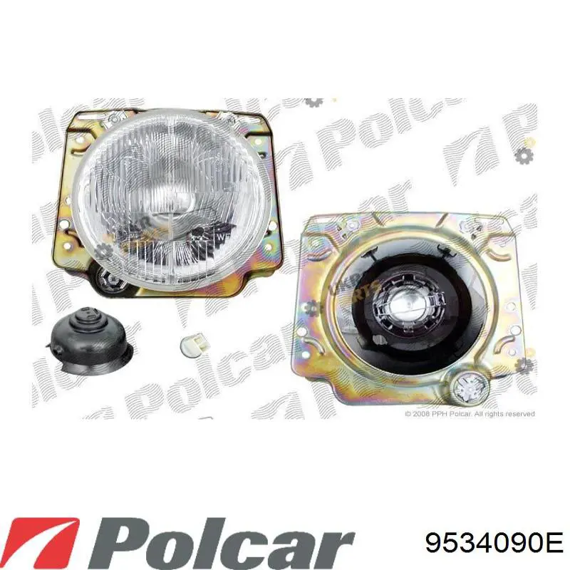 9534090E Polcar Лампа-фара, ліва = права