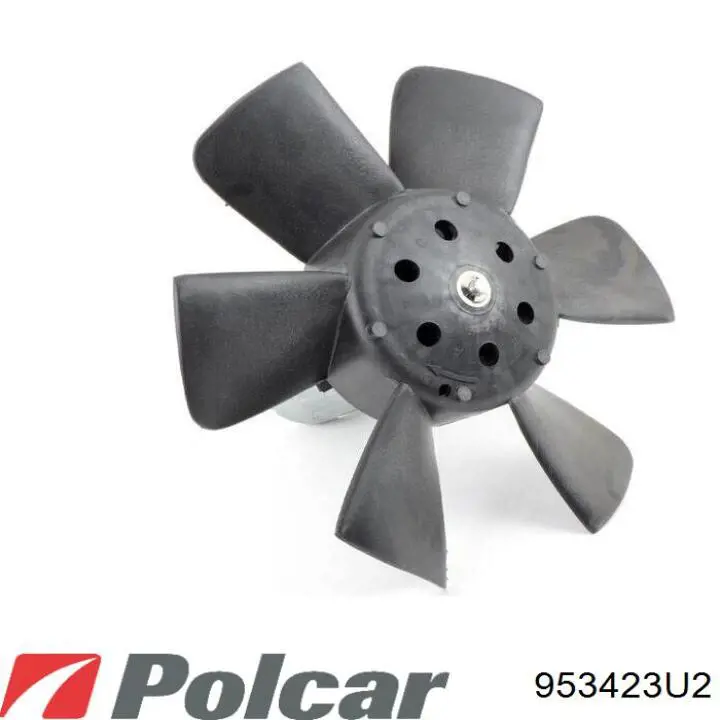 953423U2 Polcar електровентилятор охолодження в зборі (двигун + крильчатка)