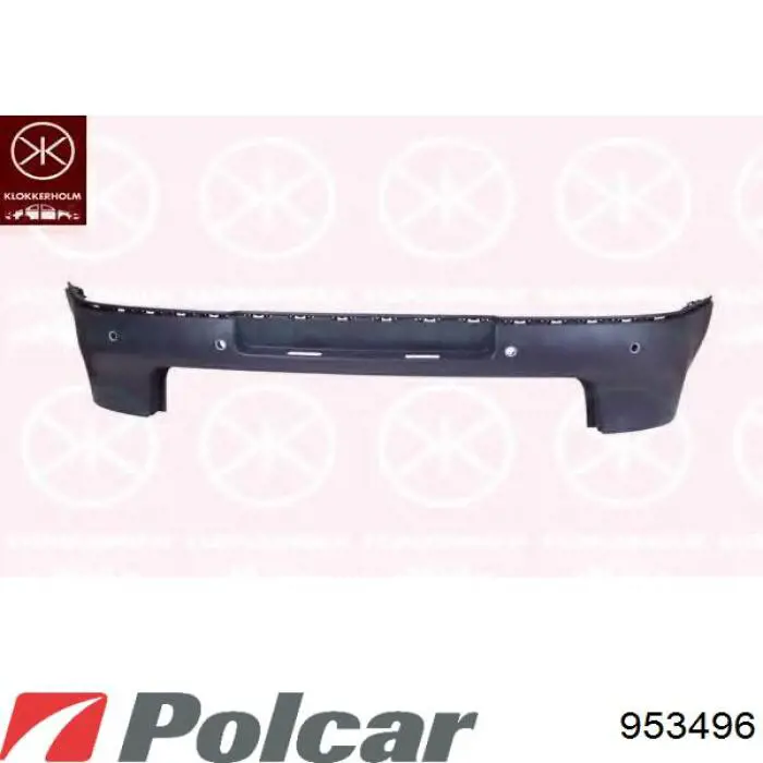 Кожух бампера заднього Polcar 953496 ціна, від 54.14 USD