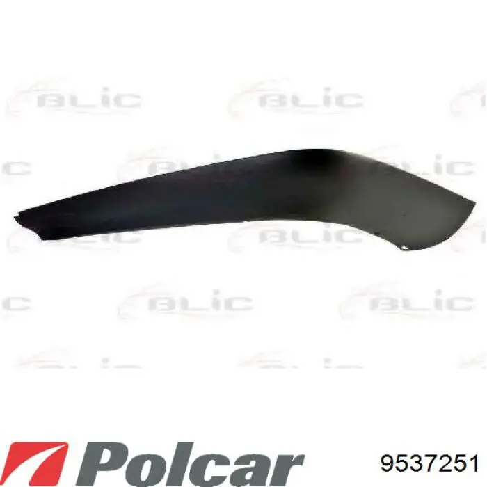 9537251 Polcar Спойлер переднього бампера, лівий