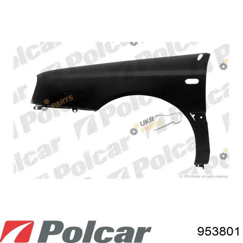 Крило переднє ліве 953801 Polcar