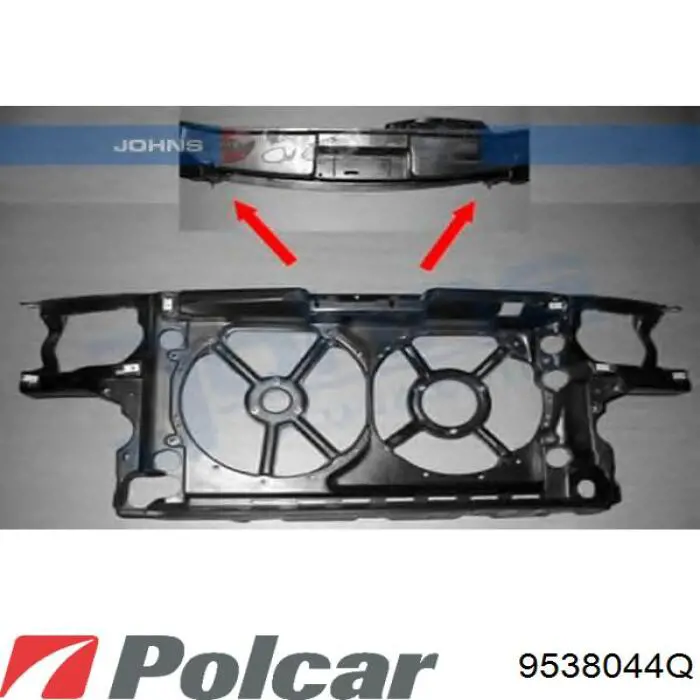 Панель передня Polcar 9538044Q ціна, від 88.78 USD