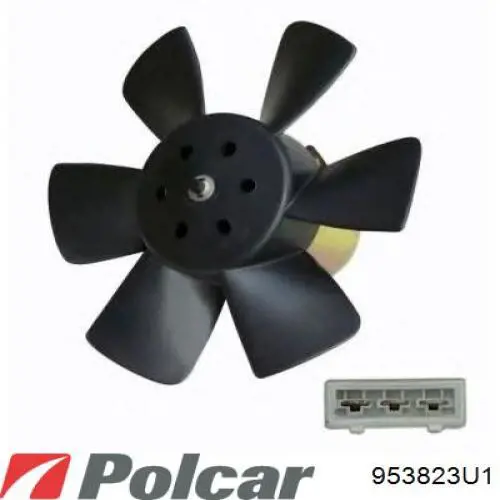 Вентилятор радіатора Polcar 953823U1 ціна, від 29.75 USD