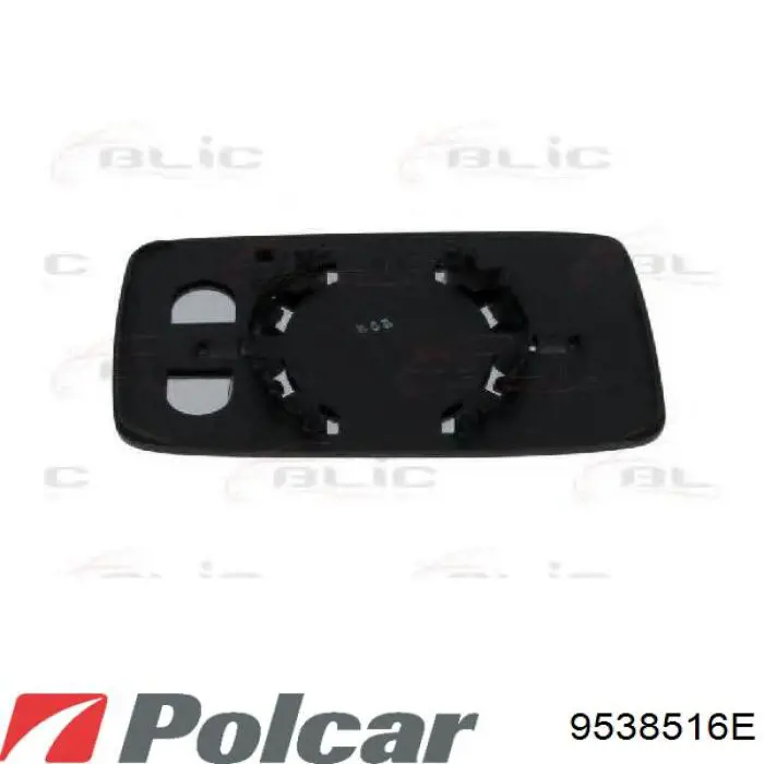Корпус дзеркала заднього виду, лівого 9538516E Polcar