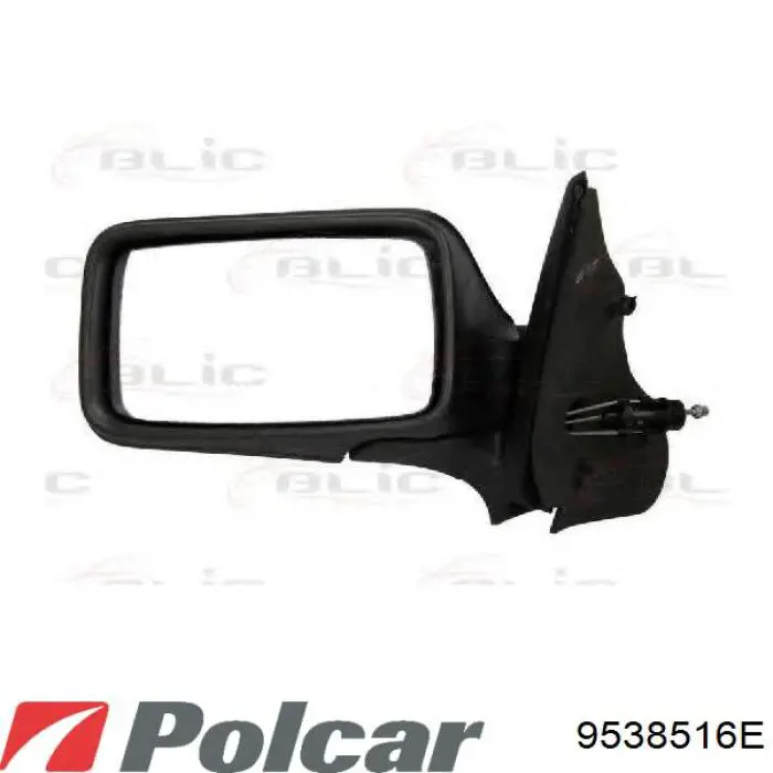 Купити 9538516E Polcar Корпус дзеркала заднього виду, лівого
