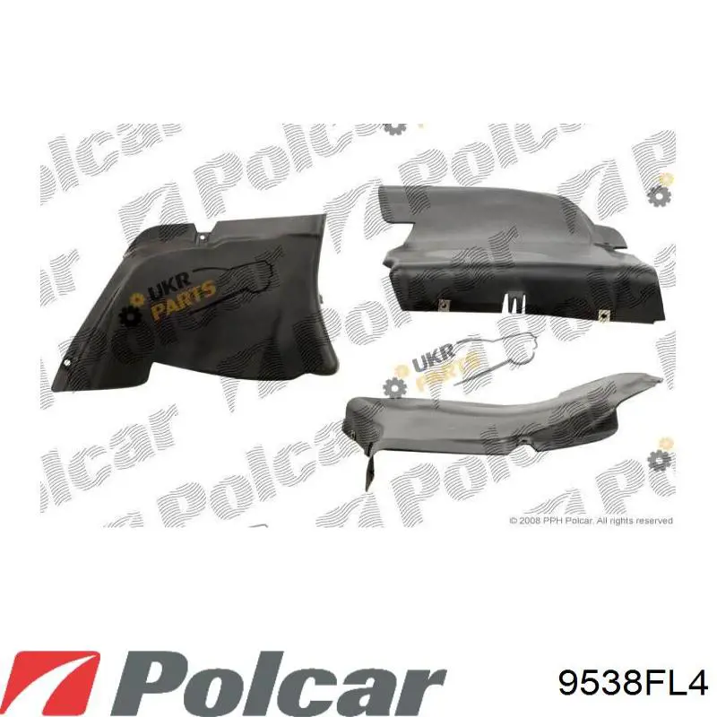 9538FL4 Polcar Підкрилок переднього крила, лівий передній