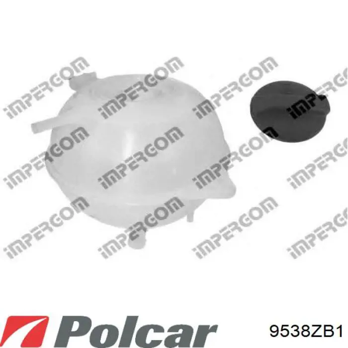 9538ZB1 Polcar бачок системи охолодження, розширювальний