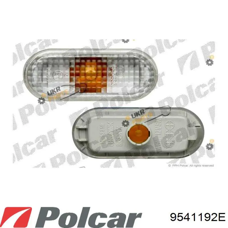 Повторювач повороту на крилі Polcar 9541192E ціна, від 4.30 USD
