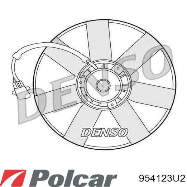 Вентилятор охолодження радіатора 954123U2 Polcar