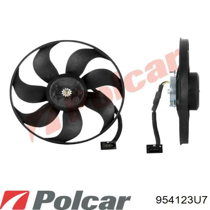 Вентилятор/крильчатка радіатора охолодження 954123U7 Polcar
