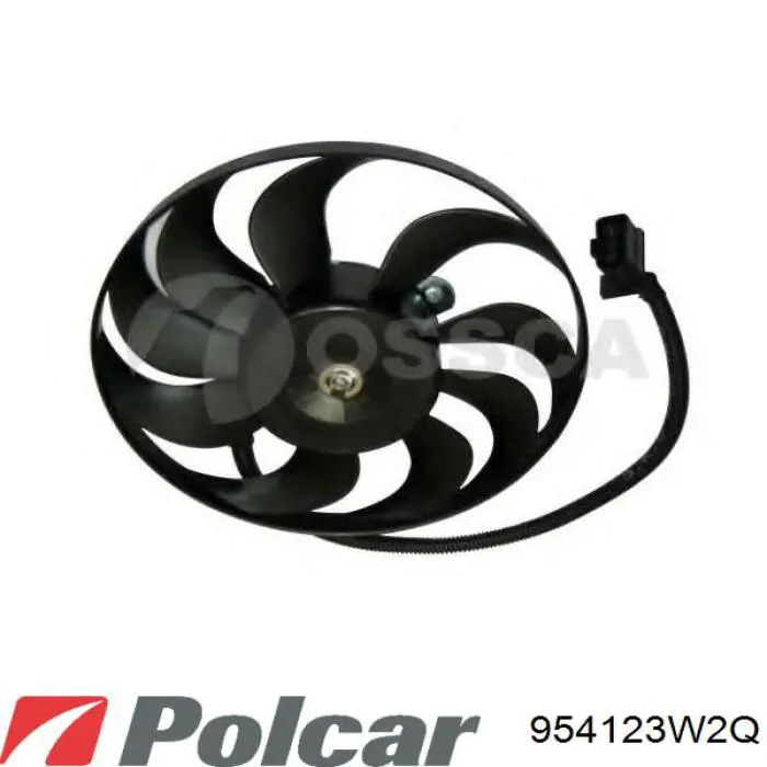 954123W2Q Polcar дифузор радіатора охолодження, в зборі з двигуном і крильчаткою