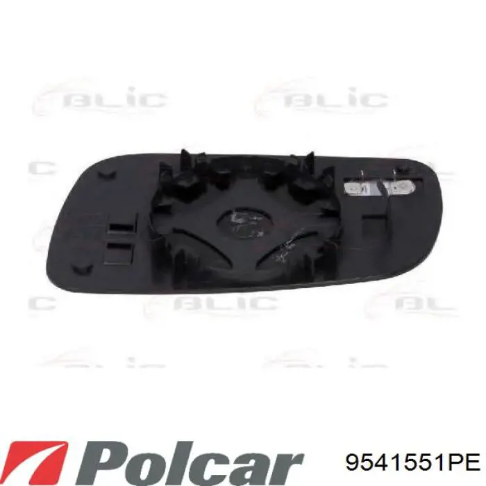 Купити 9541551PE Polcar Скло дзеркала заднього виду, правого