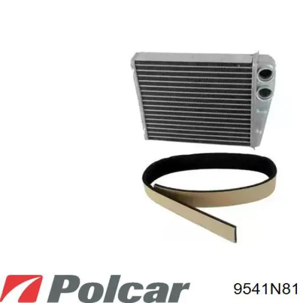 9541N81 Polcar радіатор пічки (обігрівача)