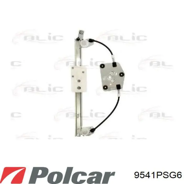 Купити 9541PSG6 Polcar Механізм склопідіймача двері задньої, правої