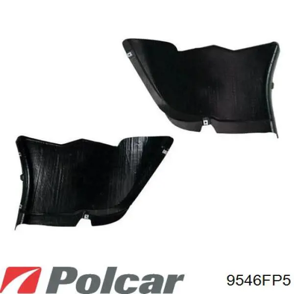 Підкрилок заднього крила, правий 9546FP5 Polcar