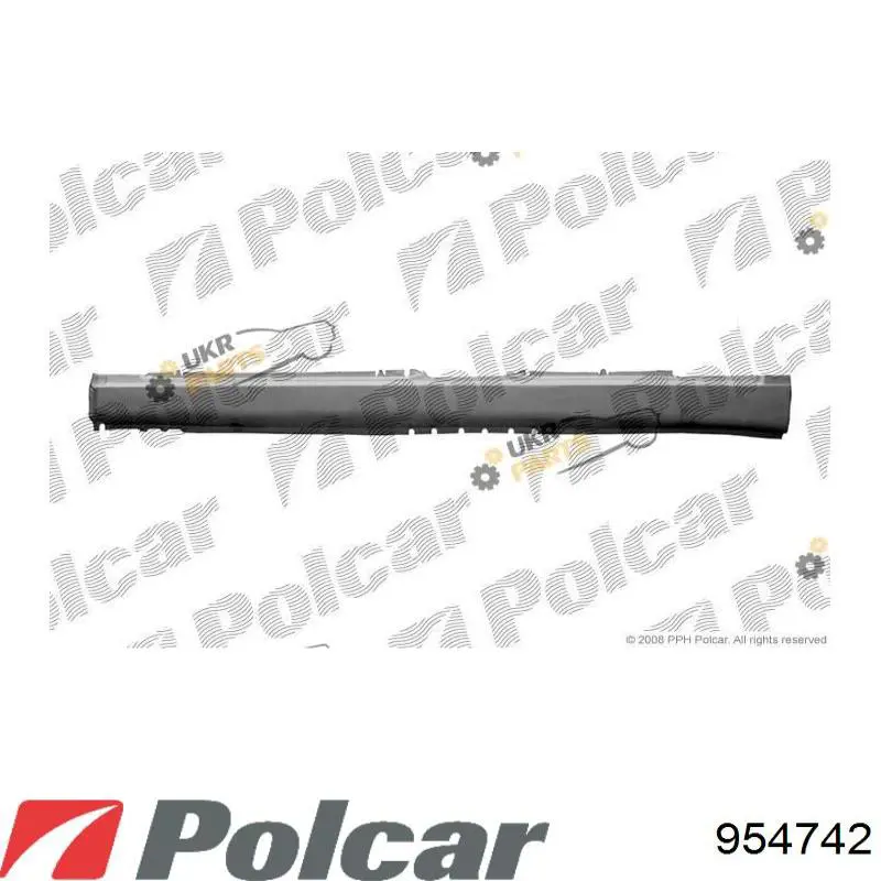 Купити 954742 Polcar Поріг зовнішній правий