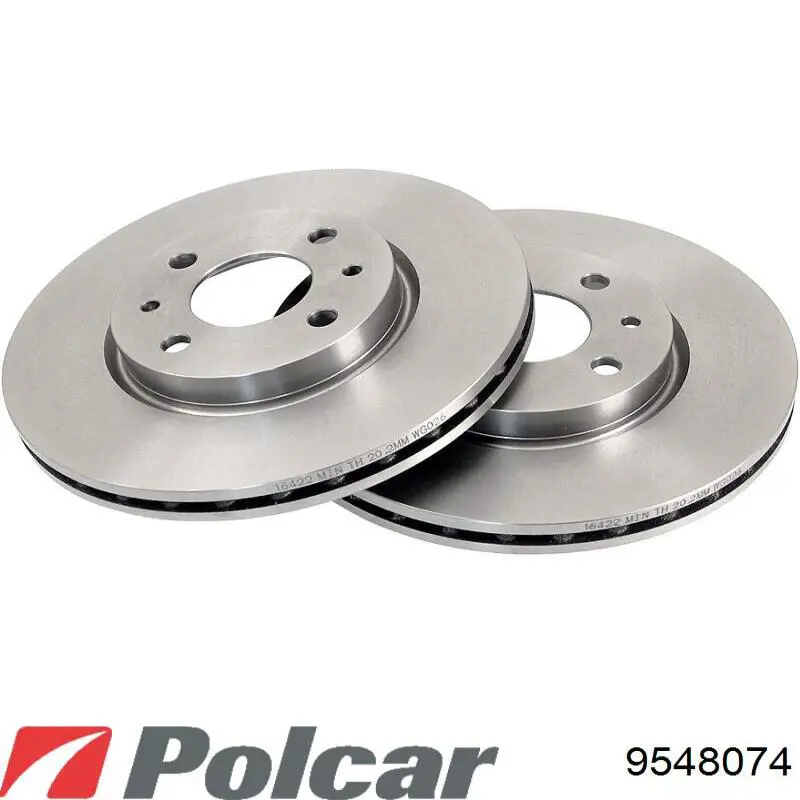 9548074 Polcar Балка бампера переднього