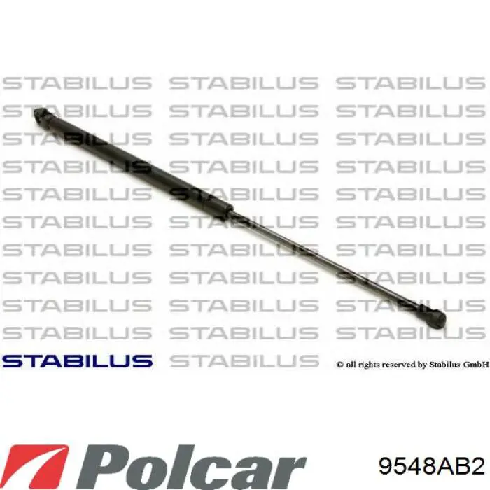Амортизатор двері задньої Polcar 9548AB2 ціна, від 7.10 USD