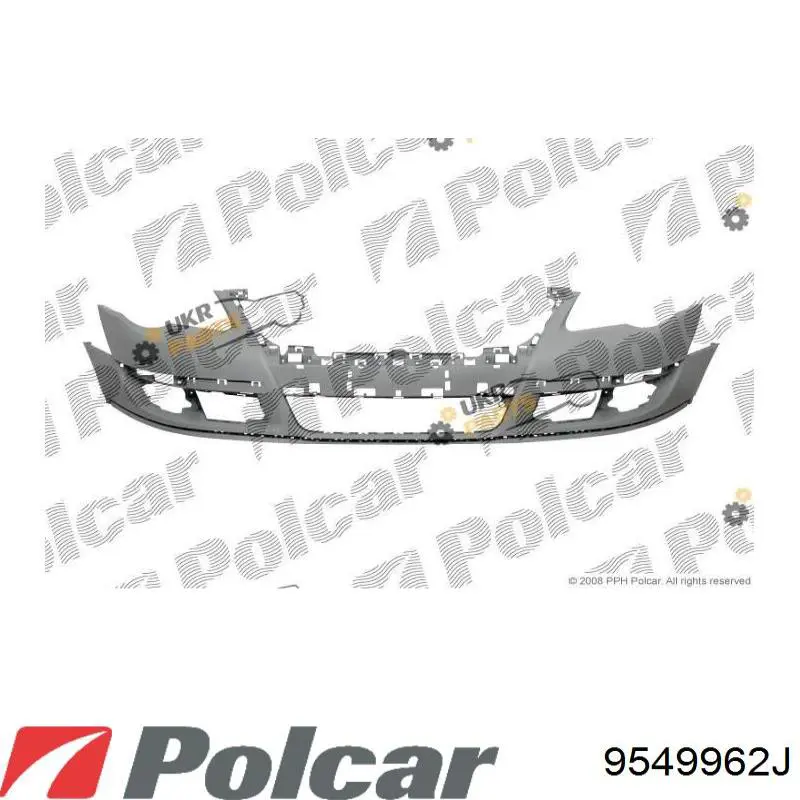 Кожух бампера заднього Polcar 9549962J ціна, від 126.55 USD
