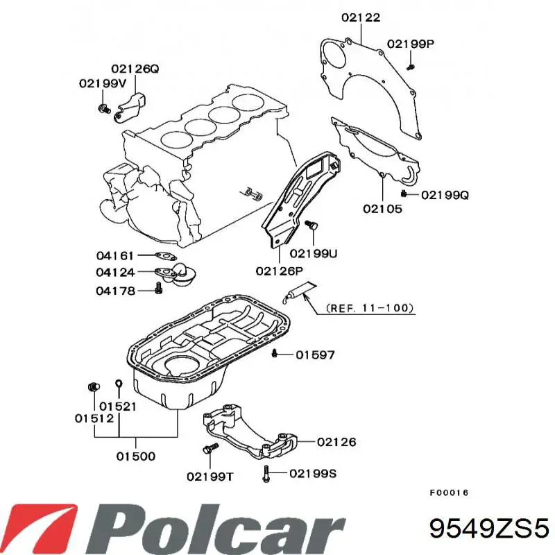 Мотор-привід відкр/закр. замка багажника/двері 3/5-ї 9549ZS5 Polcar