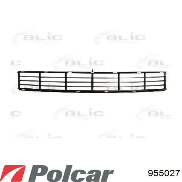 955027 Polcar решітка переднього бампера, центральна