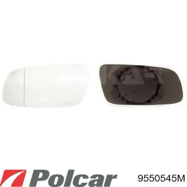 9550545M Polcar дзеркальний елемент дзеркала заднього виду, лівого