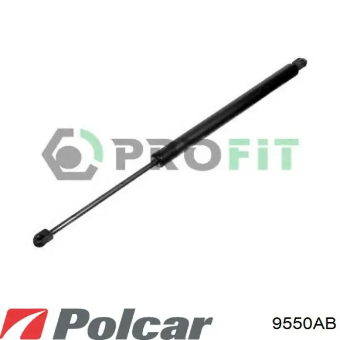 9550AB Polcar Амортизатор кришки багажника / двері 3/5-ї задньої