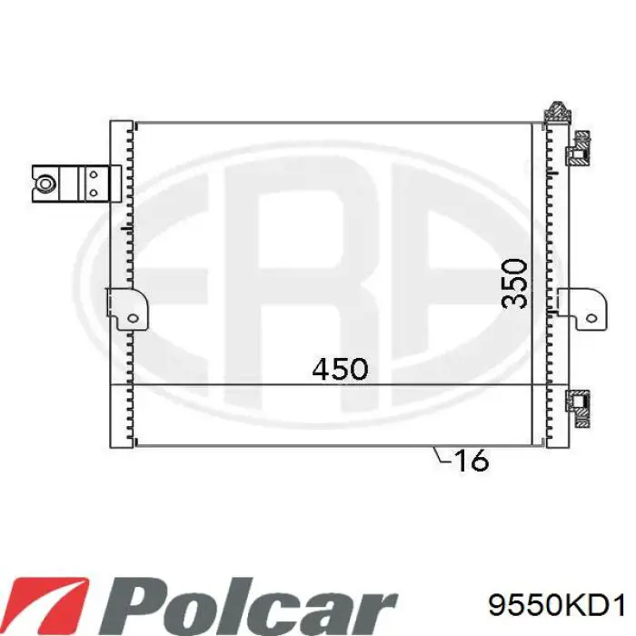 Купити 9550KD1 Polcar Ресивер-осушувач кондиціонера