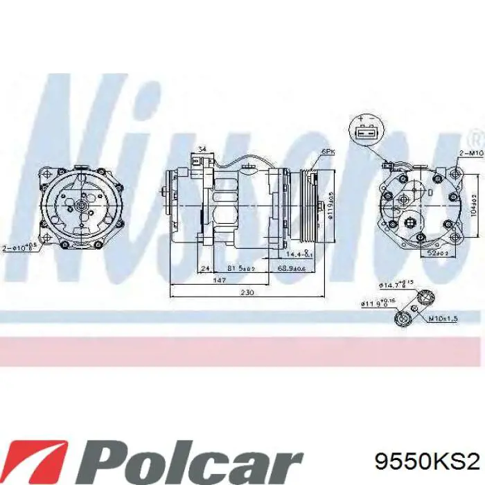 9550KS2 Polcar Компресор холодоагенту