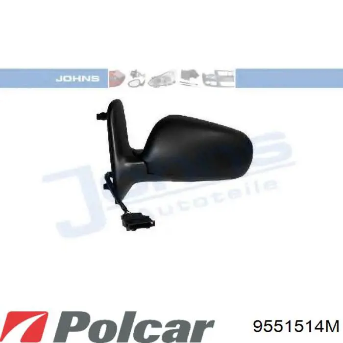 FP9590M05 FPS Дзеркало заднього виду, ліве
