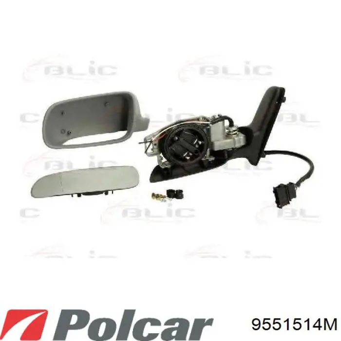 Ліве бокове дзеркало 3370098 TYC