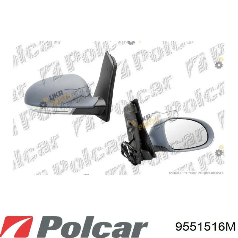 Дзеркало ліве Polcar 9551516M