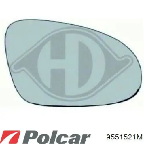 9551522M Polcar Праве дзеркало заднього виду