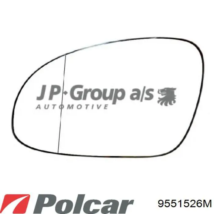 Праве бічне дзеркало Polcar 9551526M ціна, від 73.64 USD