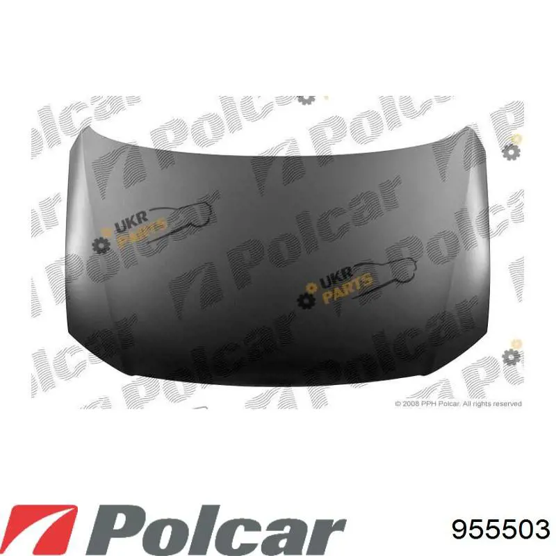 Капот Polcar 955503 ціна, від 126.69 USD